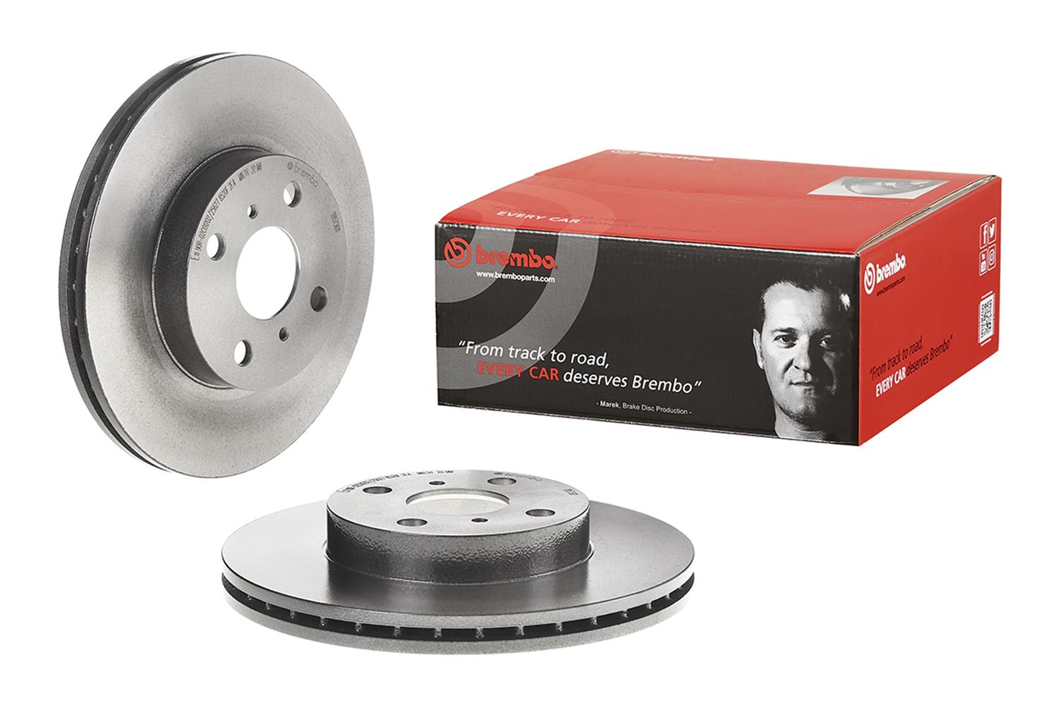 Brembo Premium UV Coated Brake Rotors 09.5736.11
