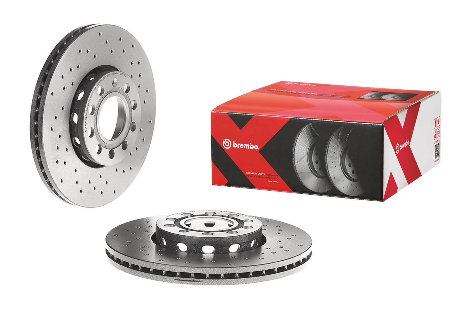 Brembo Premium UV Coated Brake Rotors 09.5745.2X