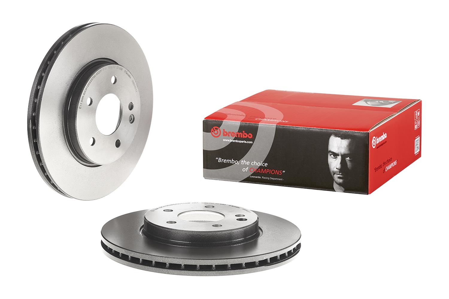 Brembo Premium UV Coated Brake Rotors 09.6845.11