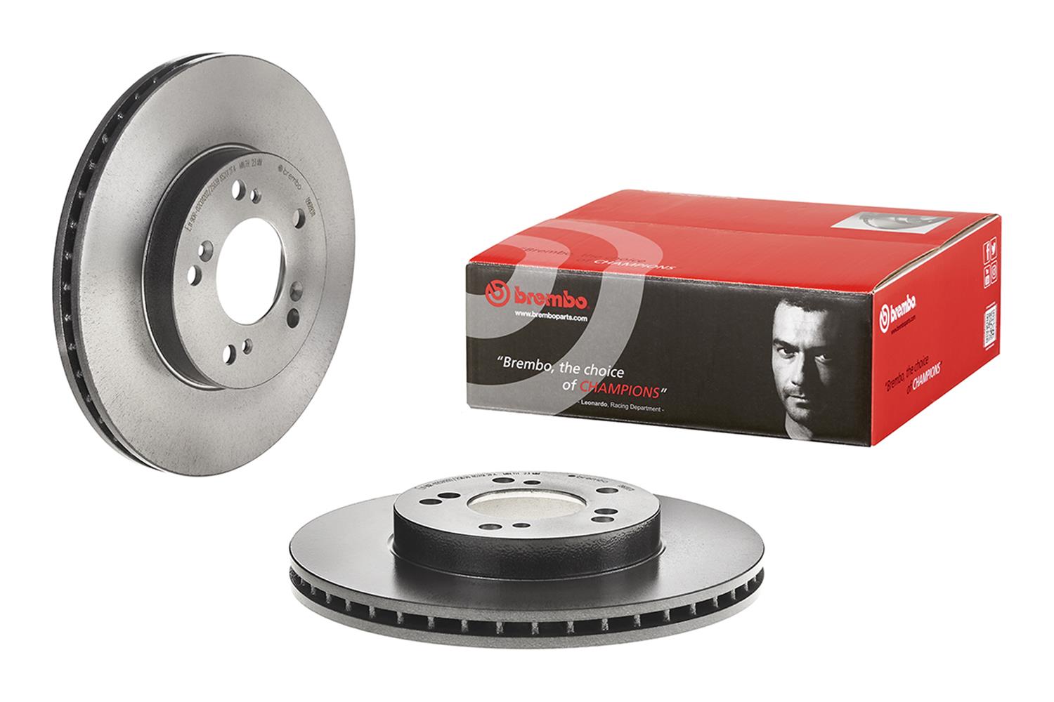 Brembo Premium UV Coated Brake Rotors 09.6893.11