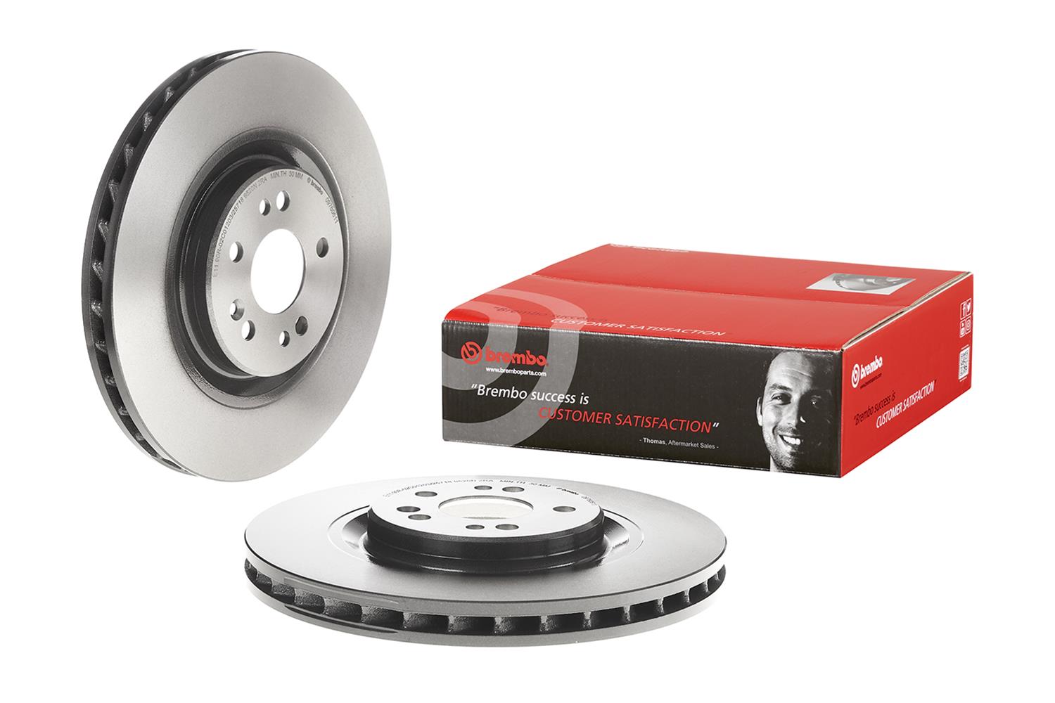 Brembo Premium UV Coated Brake Rotors 09.7606.11