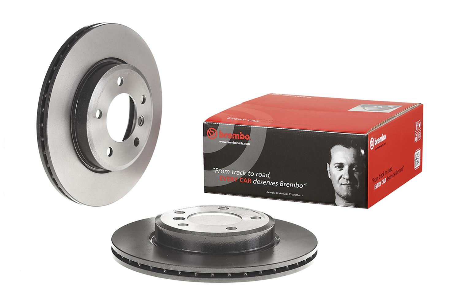 Brembo Premium UV Coated Brake Rotors 09.7701.11