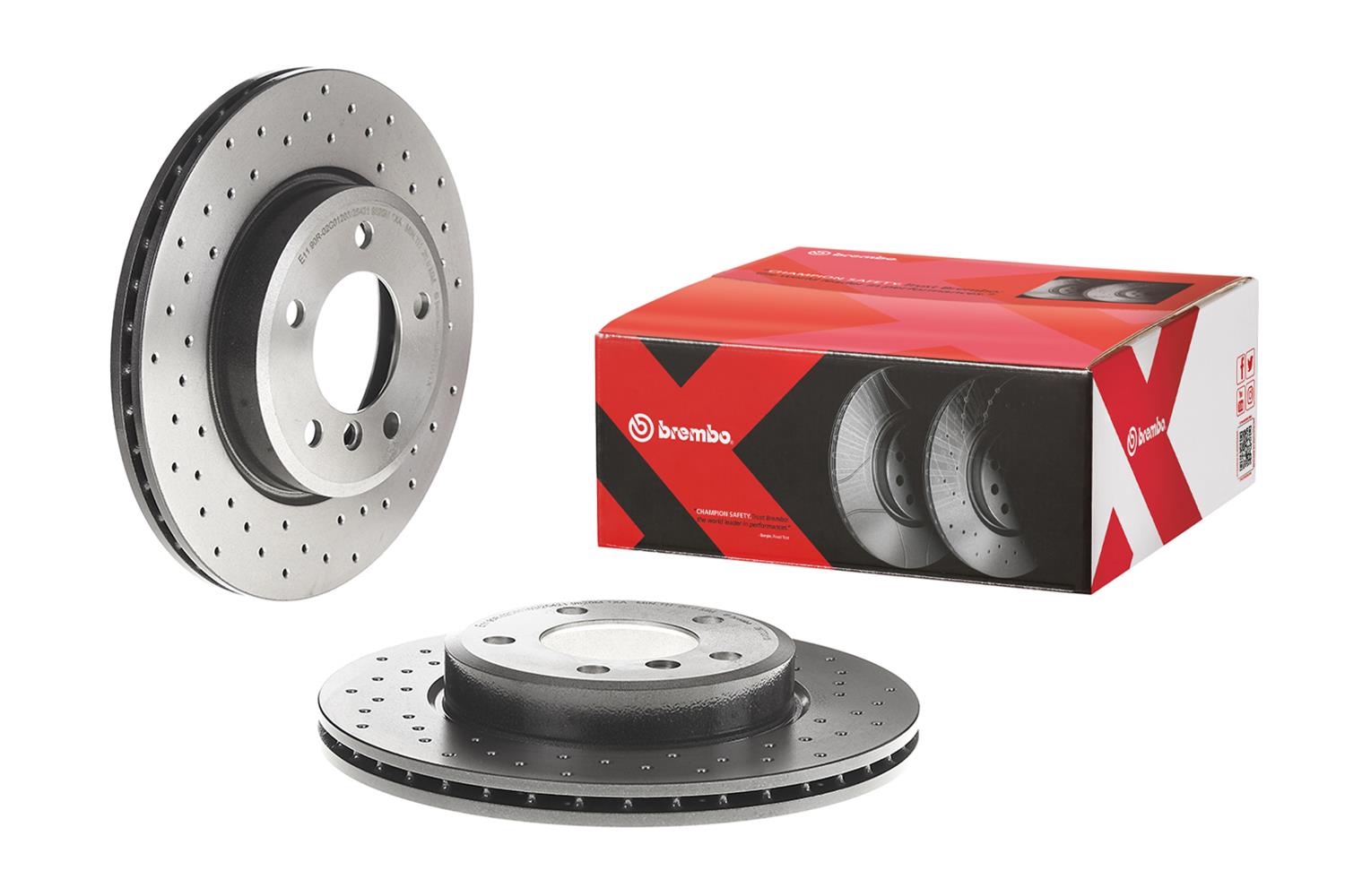 Brembo Disc Brake Pad and Rotor Kits KTX4002