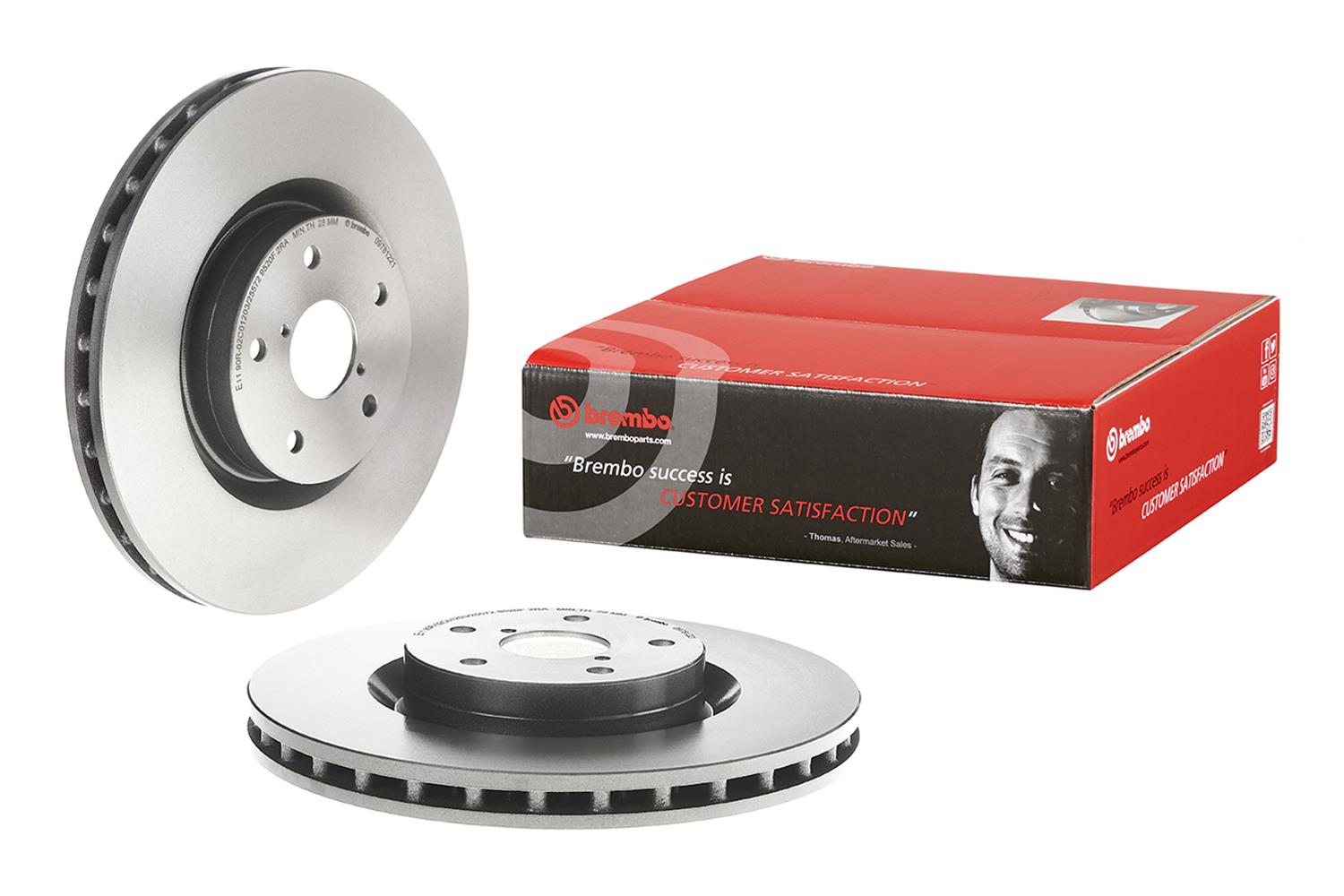 Brembo Premium UV Coated Brake Rotors 09.7812.21