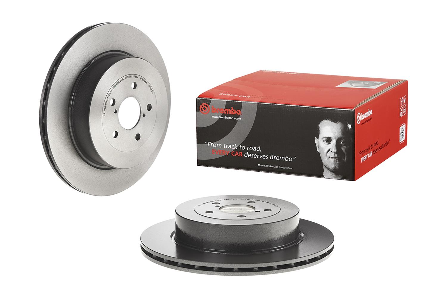 Brembo Premium UV Coated Brake Rotors 09.7813.11