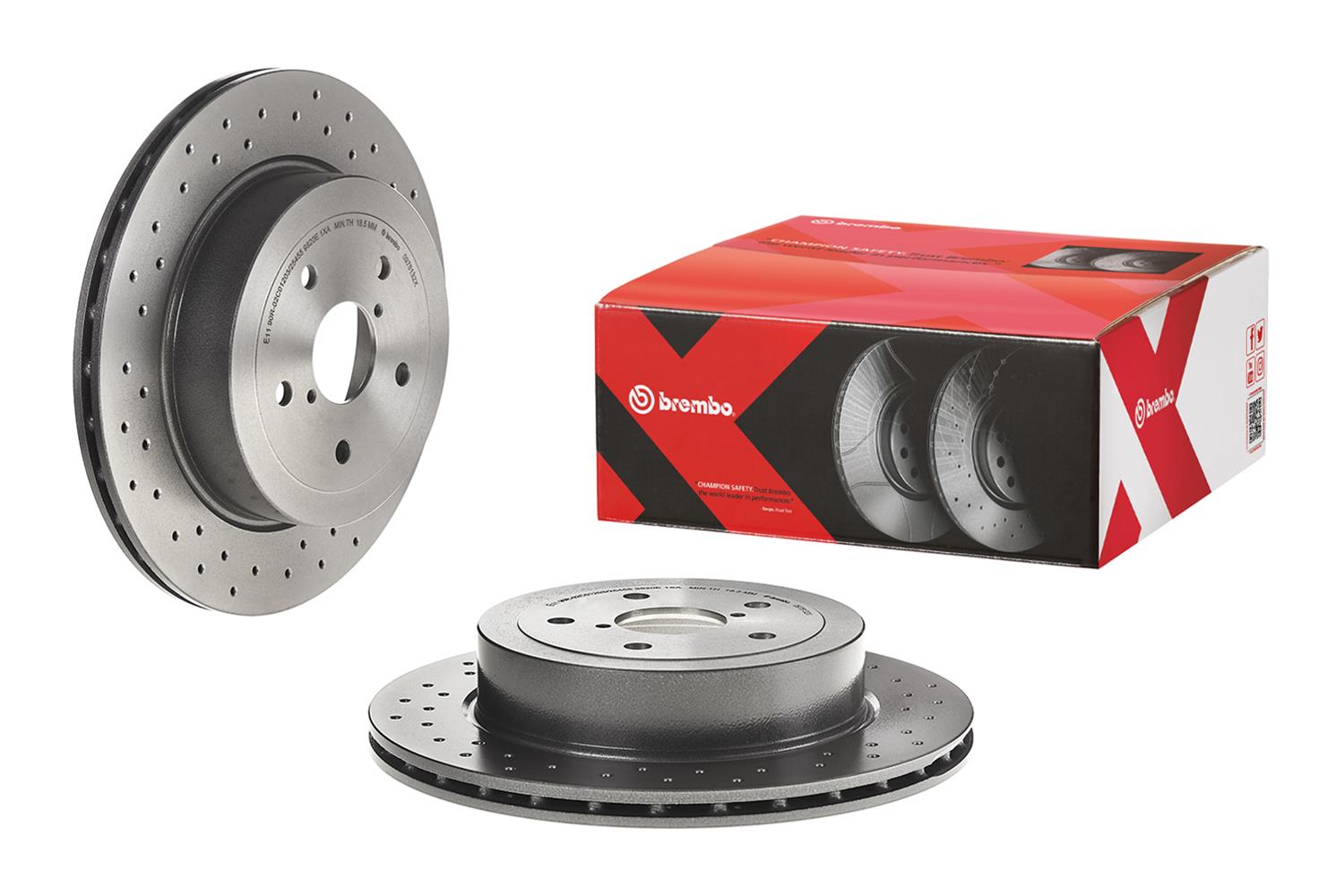 Brembo Premium UV Coated Brake Rotors 09.7813.2X