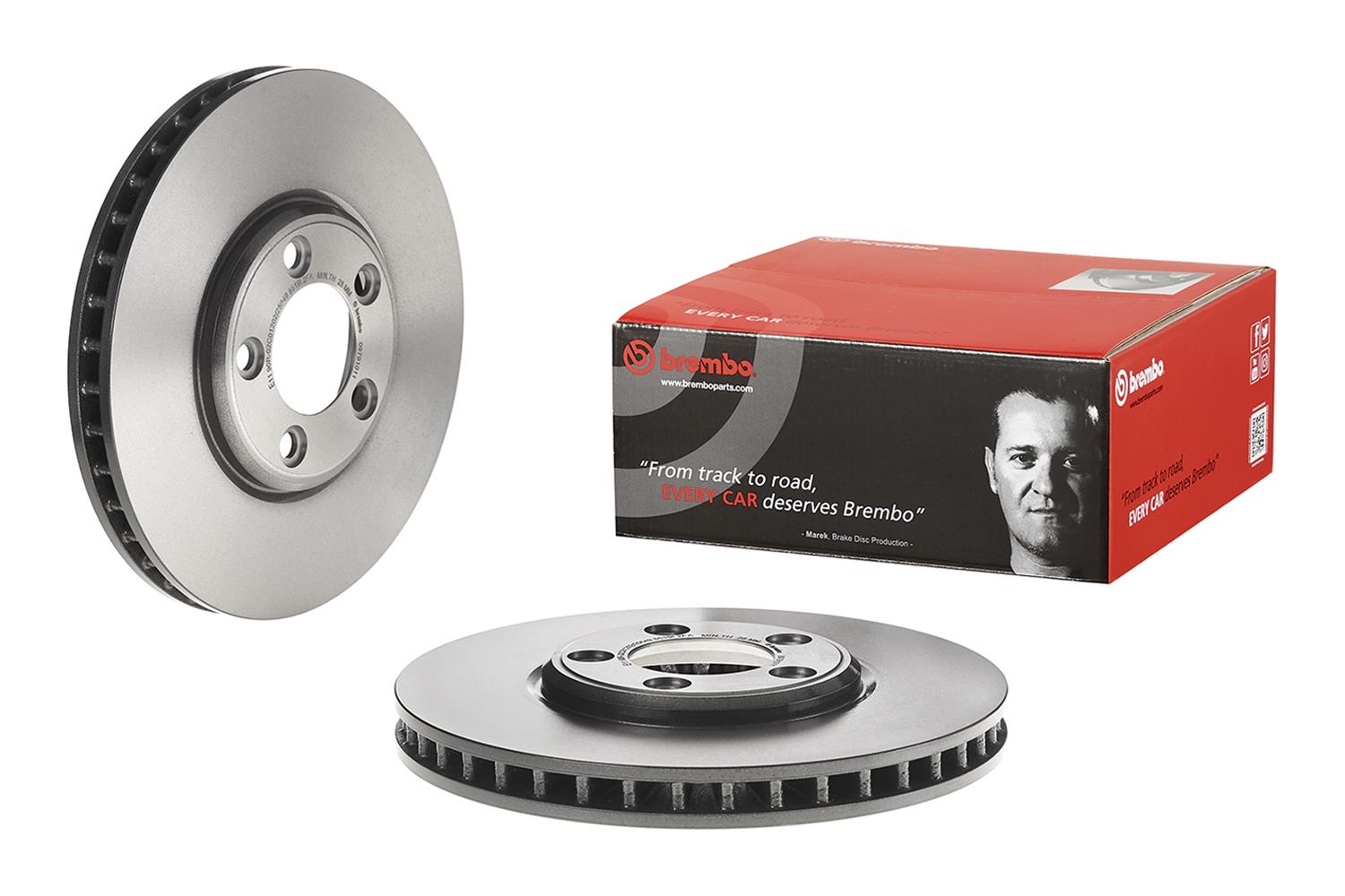 Brembo Premium UV Coated Brake Rotors 09.7910.11