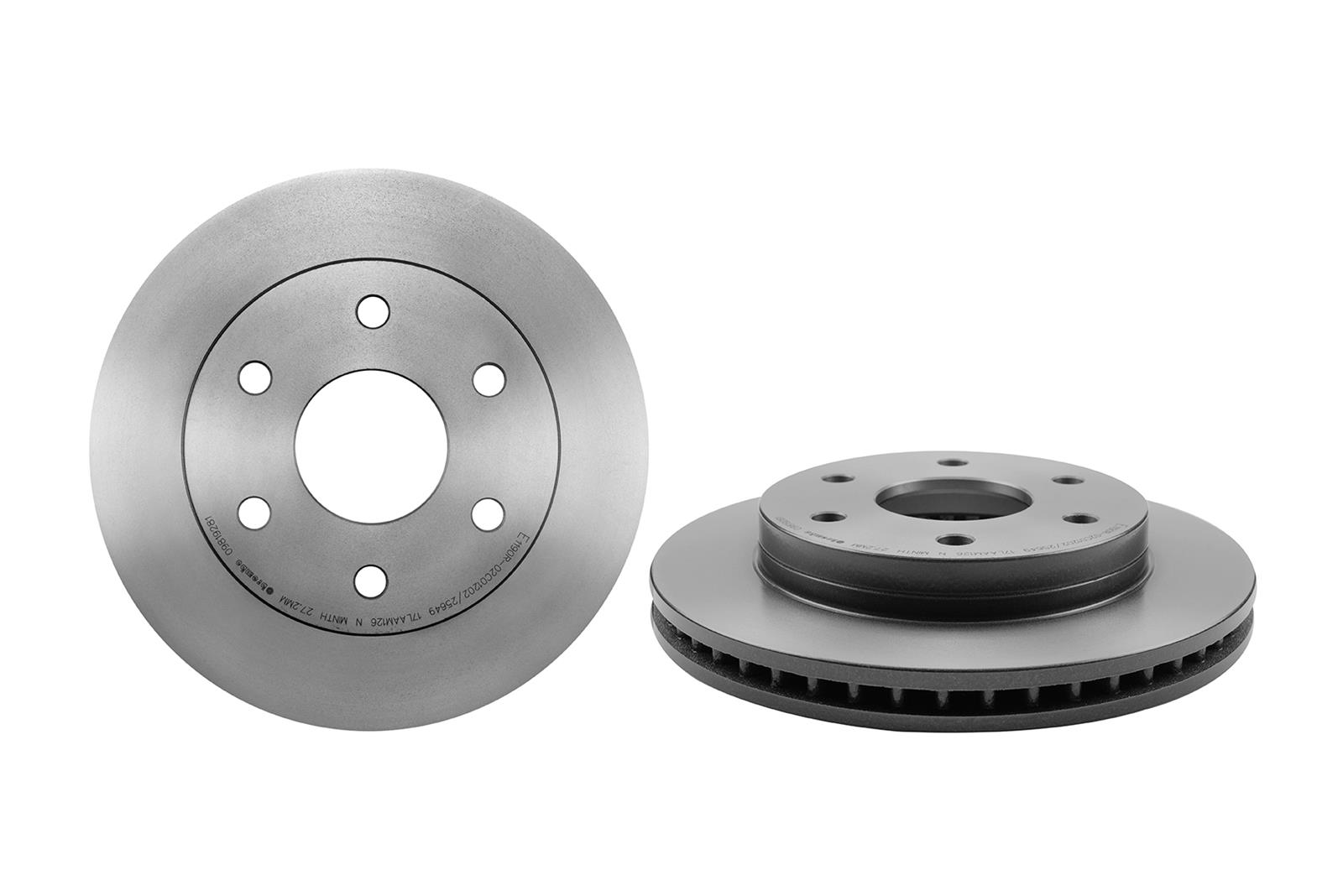 Brembo Premium UV Coated Brake Rotors 09.8192.81
