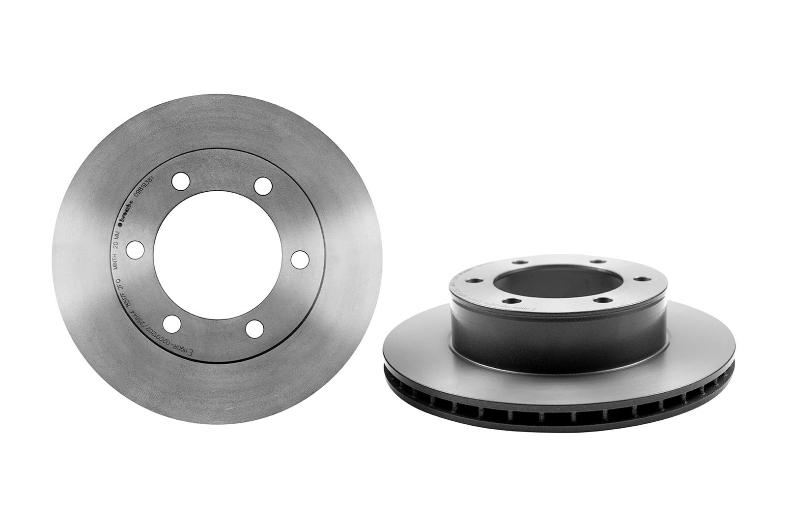 Brembo Premium UV Coated Brake Rotors 09.8193.81