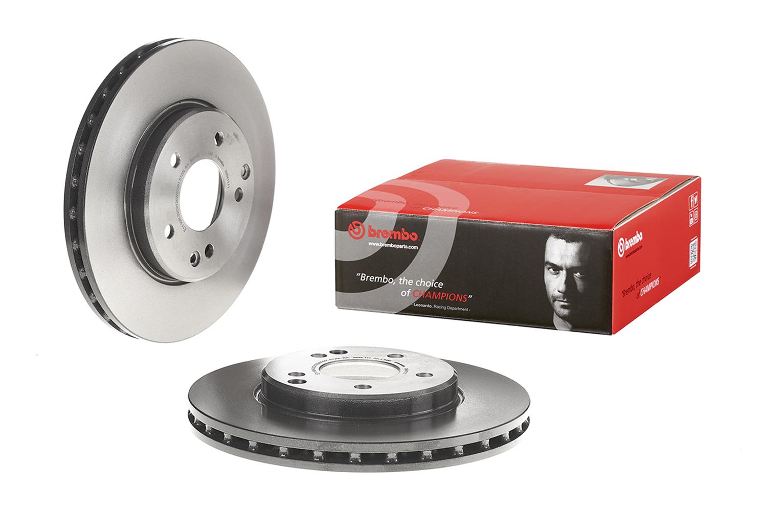Brembo Premium UV Coated Brake Rotors 09.8411.11
