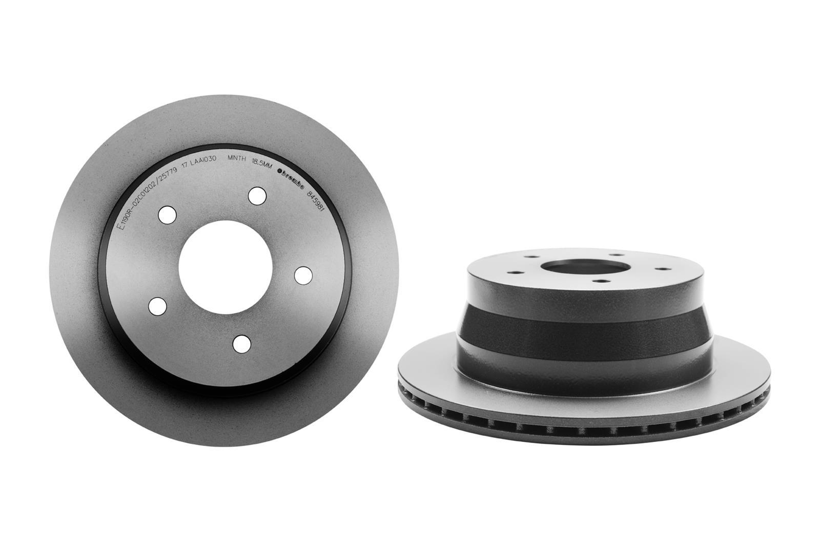 Brembo Premium UV Coated Brake Rotors 09.8459.81