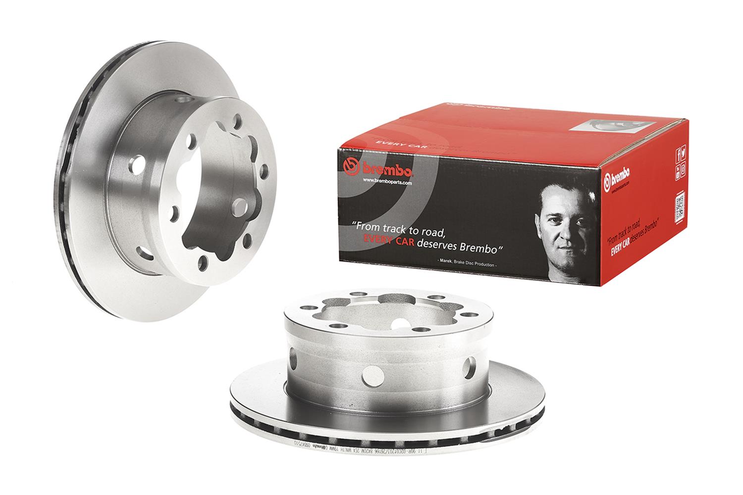 Brembo Premium UV Coated Brake Rotors 09.8475.10