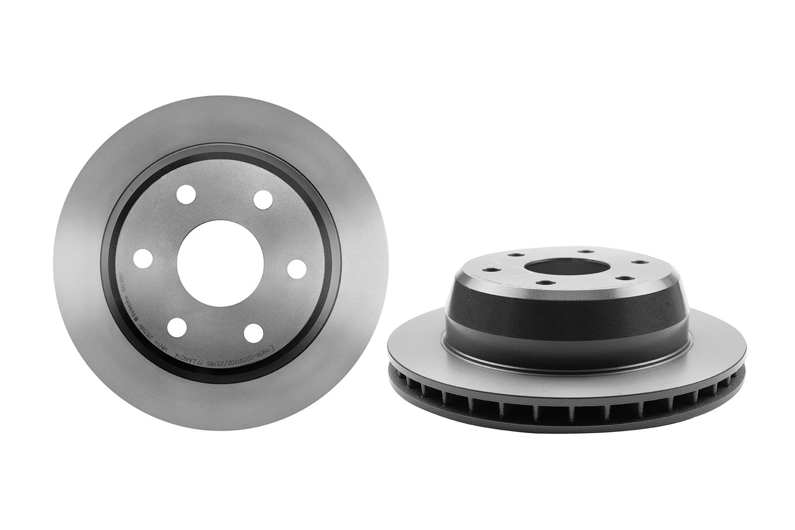Brembo Premium UV Coated Brake Rotors 09.8608.81