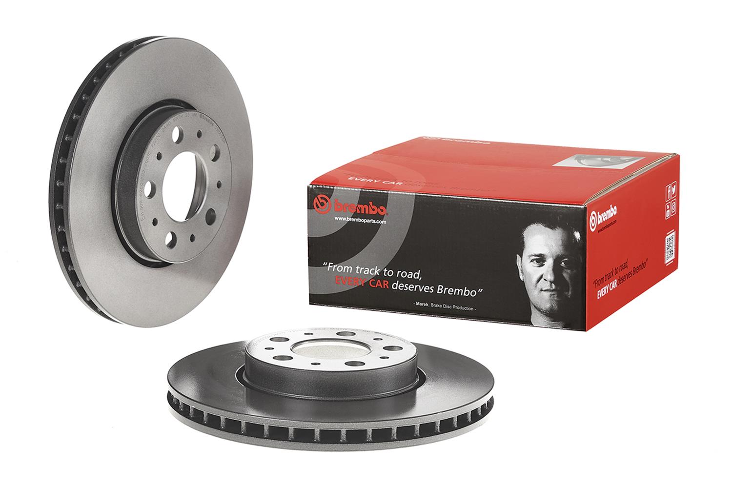 Brembo Premium UV Coated Brake Rotors 09.8633.11
