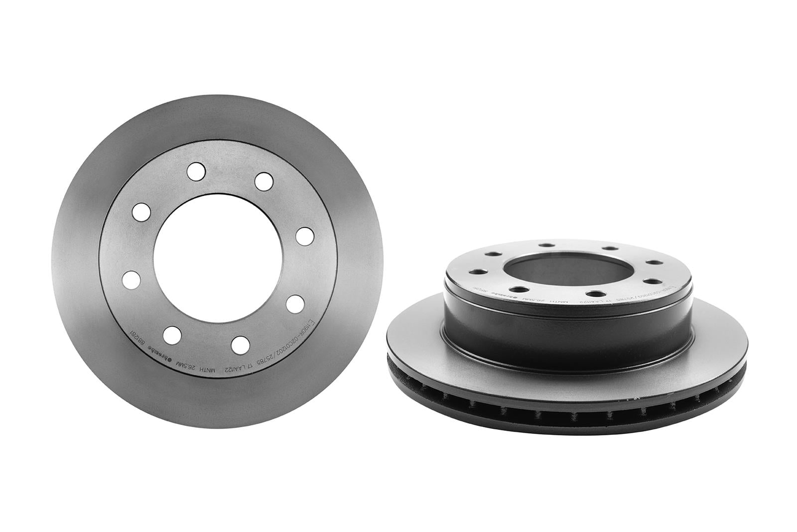 Brembo Premium UV Coated Brake Rotors 09.8812.81