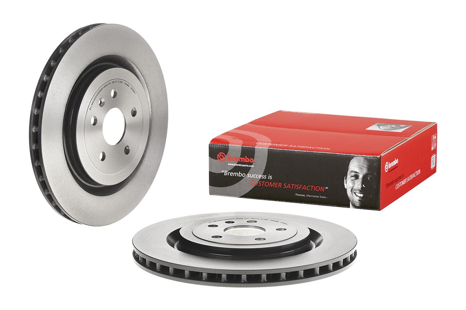 Brembo Premium UV Coated Brake Rotors 09.8969.10