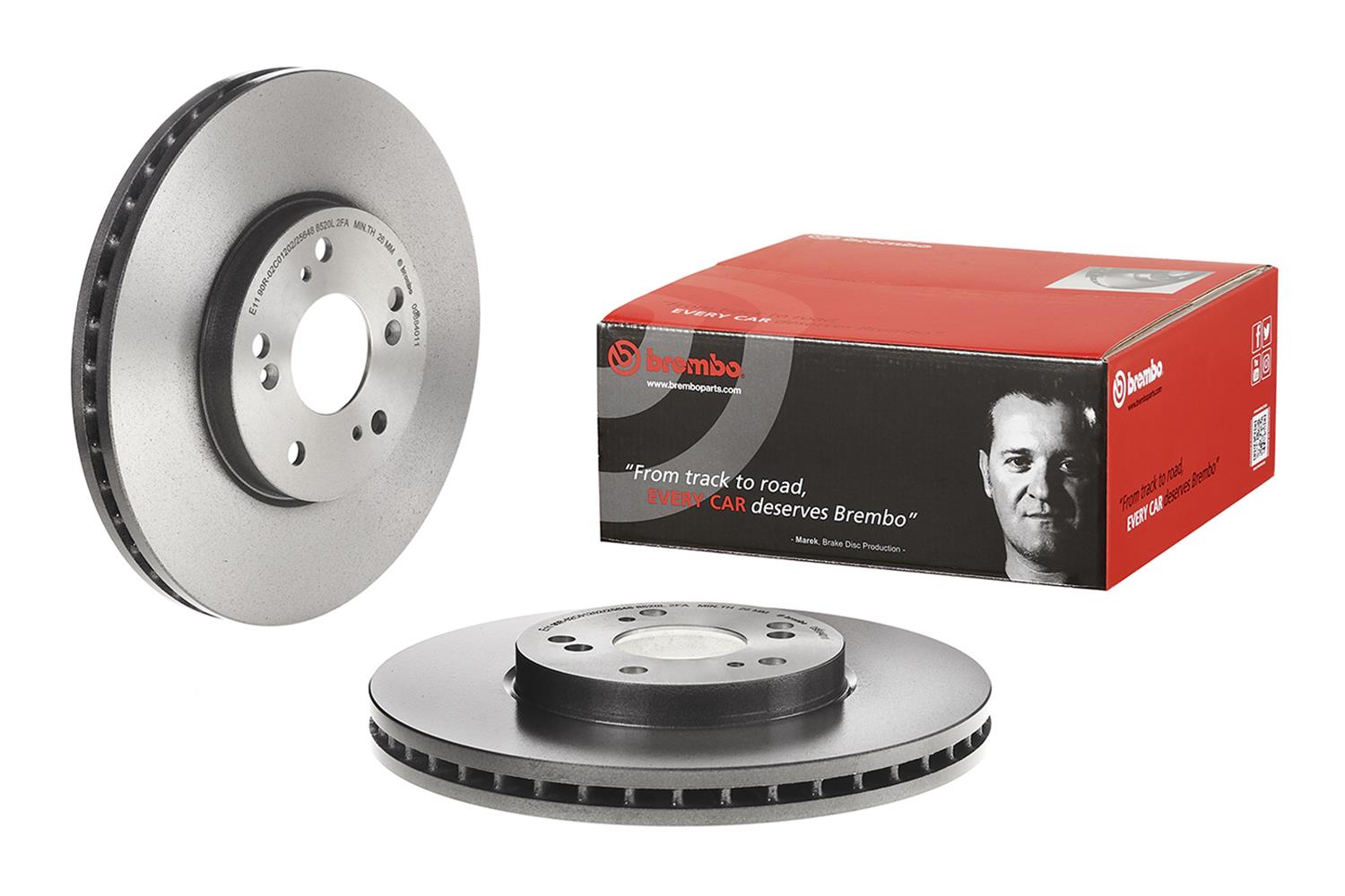 Brembo Premium UV Coated Brake Rotors 09.8840.11
