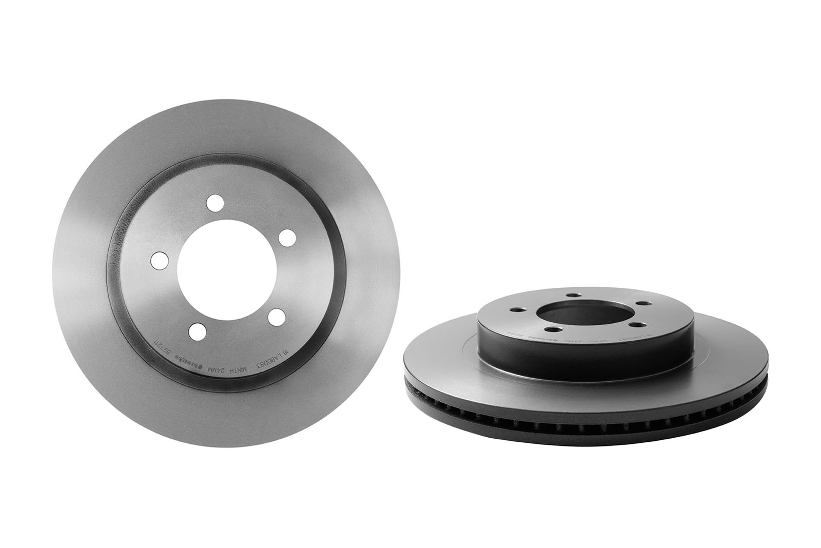 Brembo Premium UV Coated Brake Rotors 09.8972.11