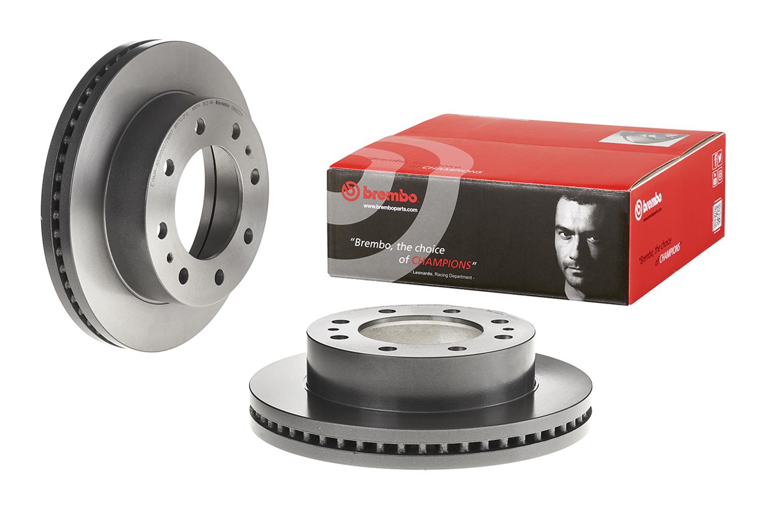 Brembo Premium UV Coated Brake Rotors 09.9022.11