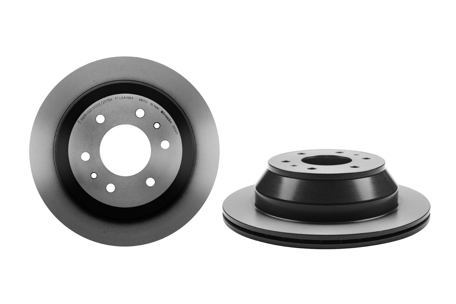 Brembo Premium UV Coated Brake Rotors 09.9104.11