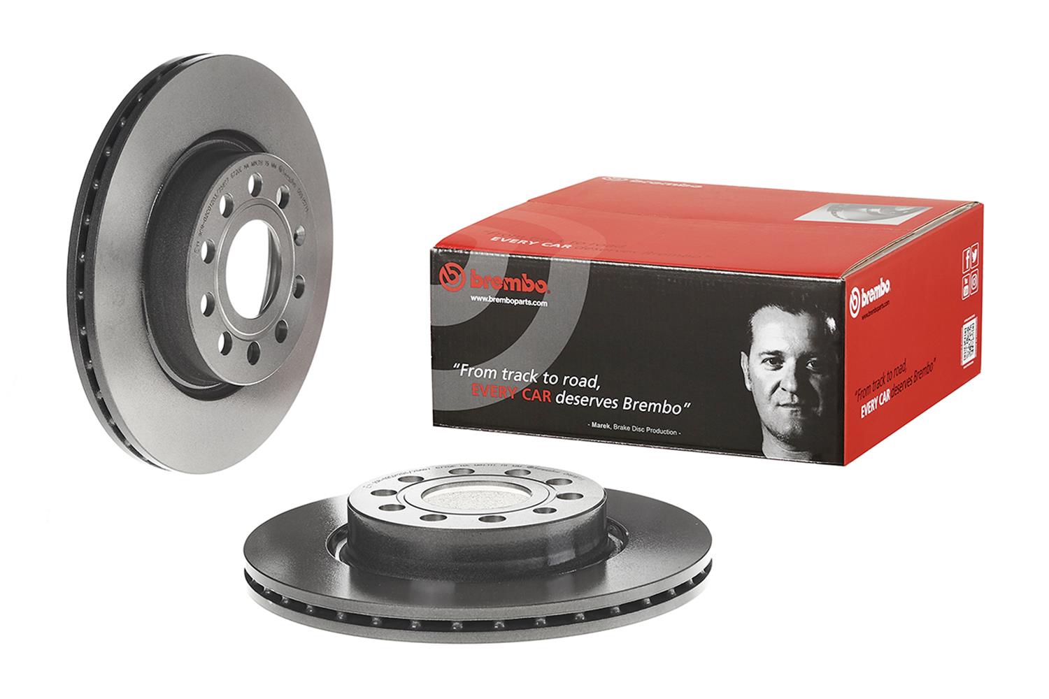 Brembo Premium UV Coated Brake Rotors 09.9167.11