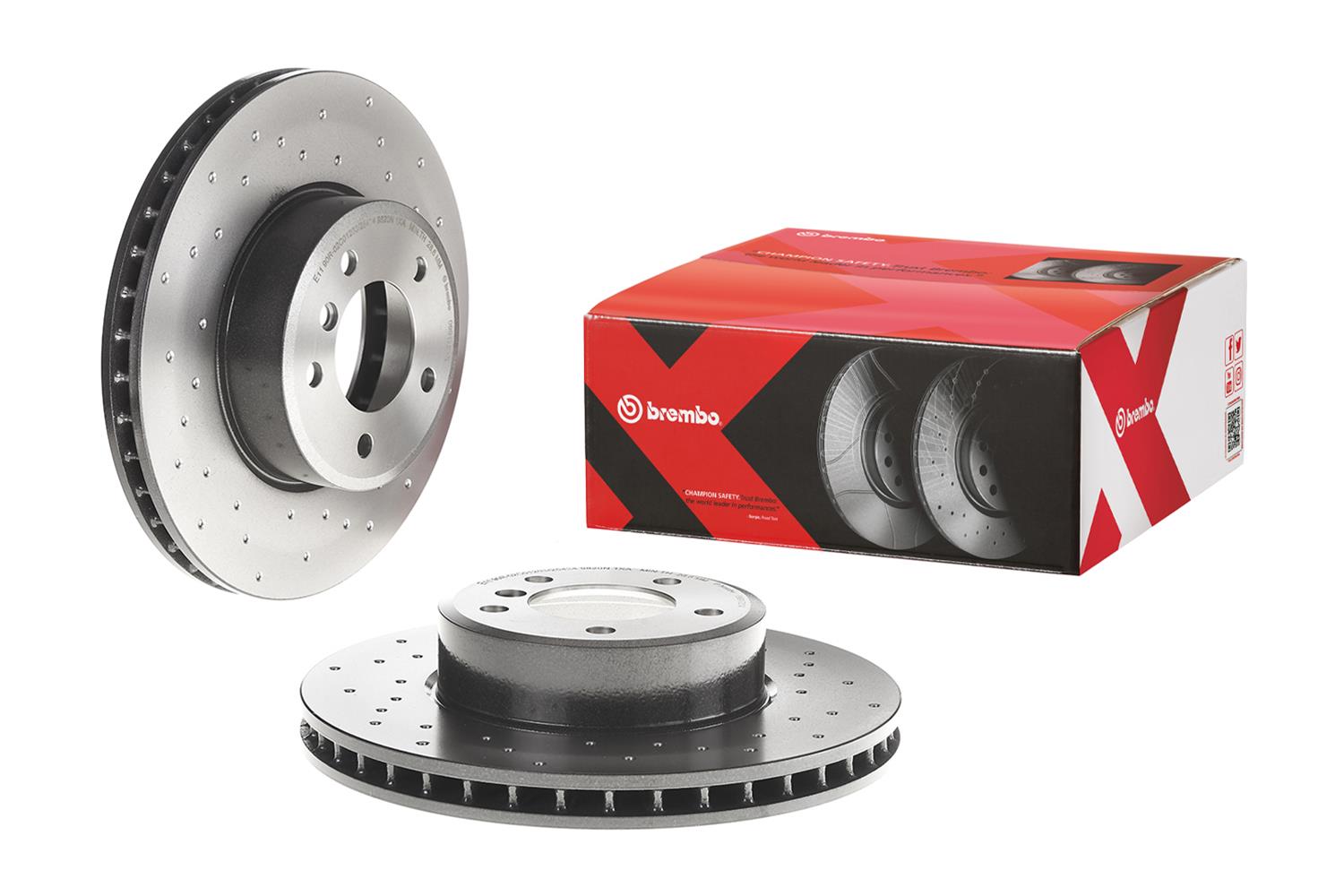 Brembo Premium UV Coated Brake Rotors 09.9172.1X