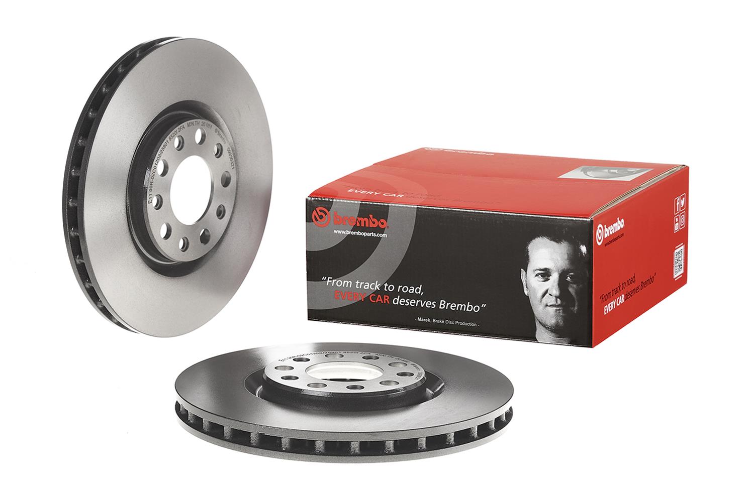 Brembo Premium UV Coated Brake Rotors 09.9363.21