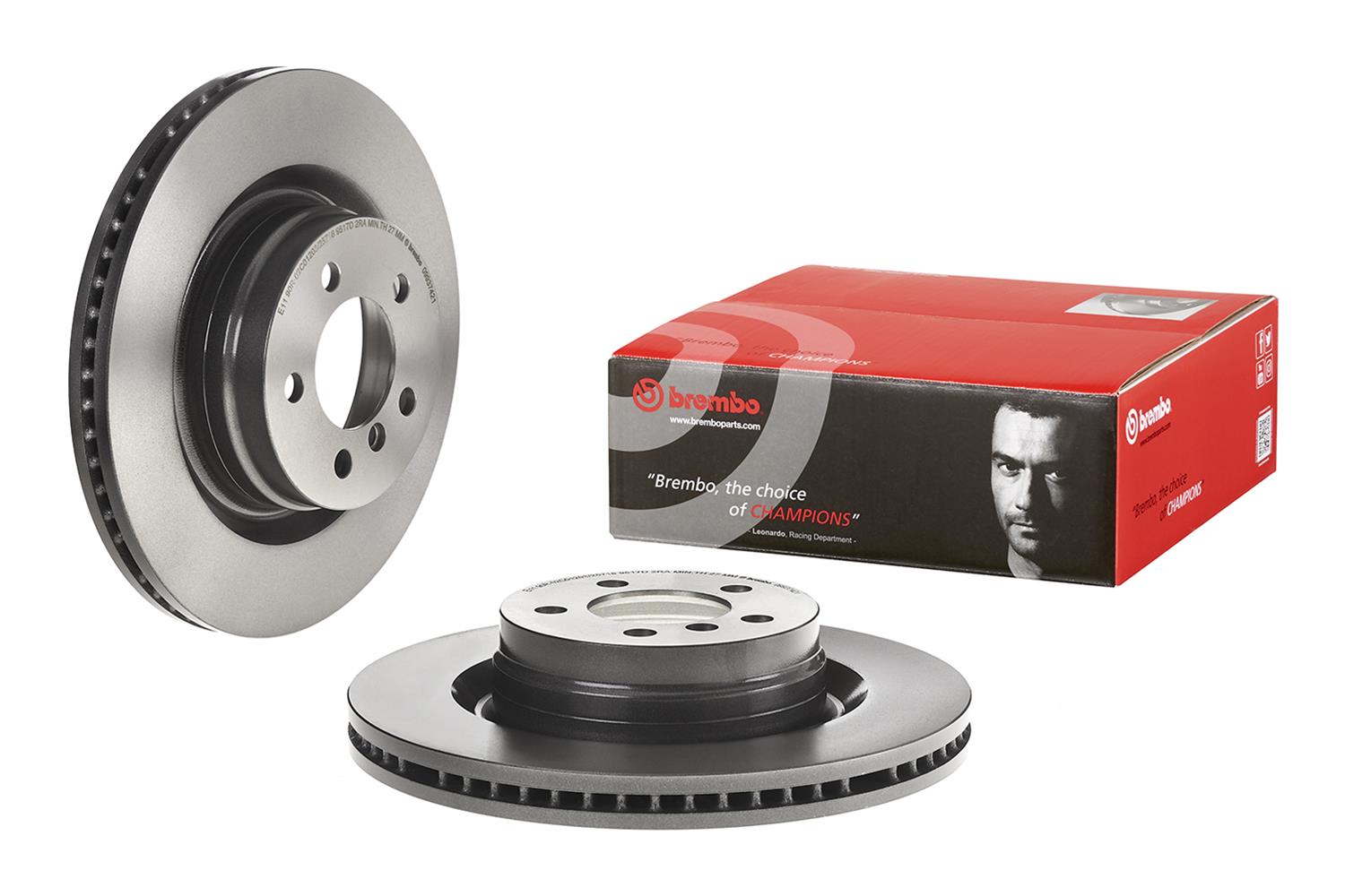 Brembo Premium UV Coated Brake Rotors 09.9374.21