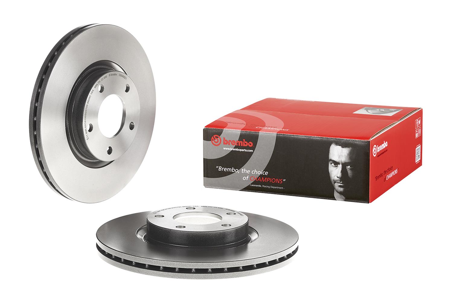 Brembo Premium UV Coated Brake Rotors 09.9468.21
