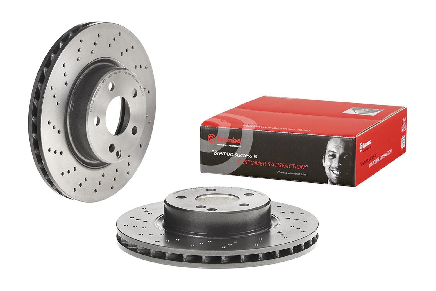 Brembo Premium UV Coated Brake Rotors 09.9481.21