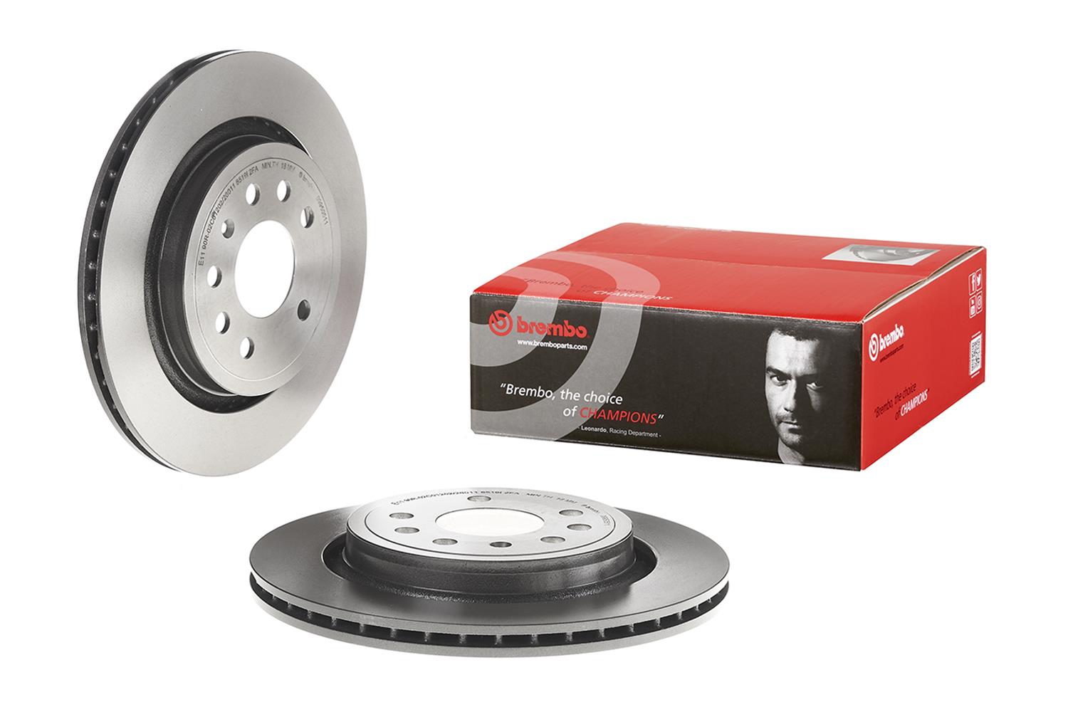 Brembo Premium UV Coated Brake Rotors 09.9505.11