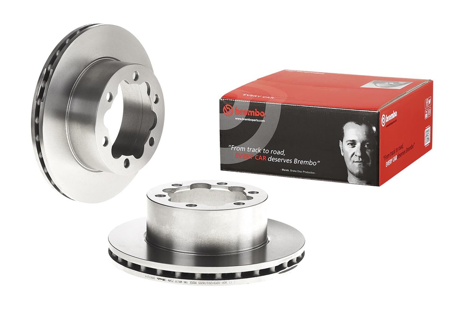 Brembo Premium UV Coated Brake Rotors 09.9510.14