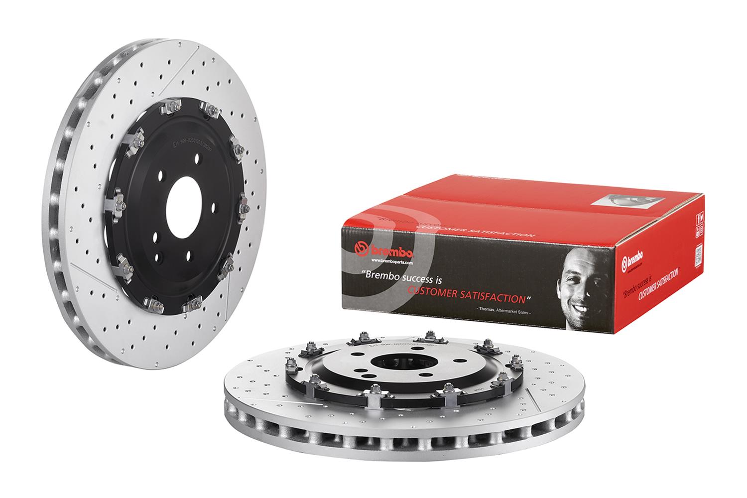 Brembo Premium UV Coated Brake Rotors 09.9547.33