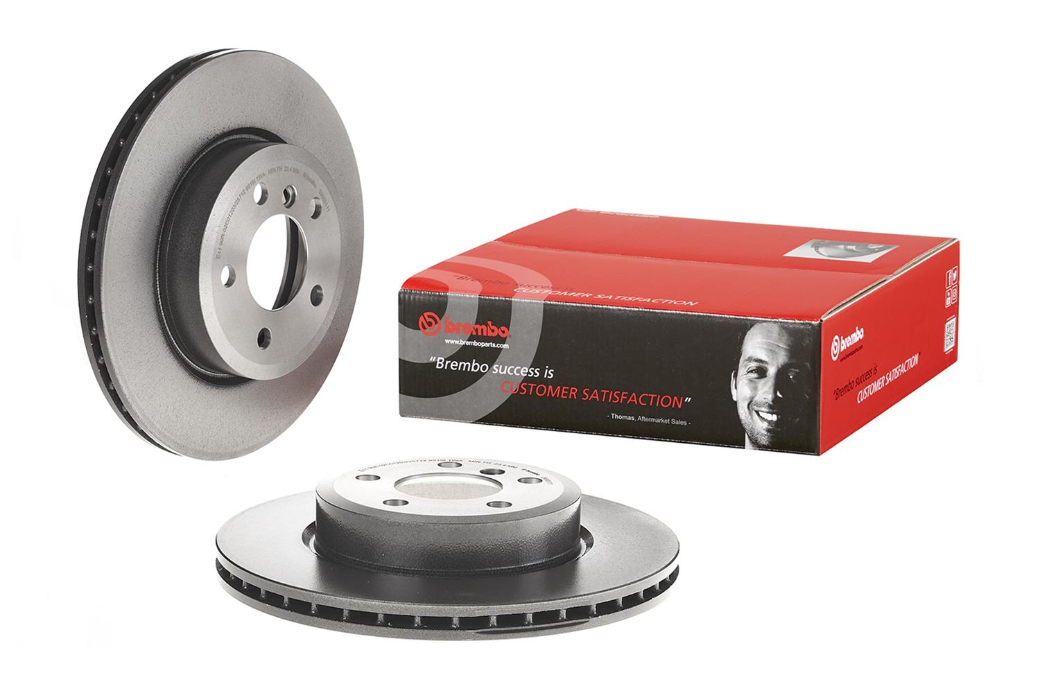 Brembo Premium UV Coated Brake Rotors 09.9581.11