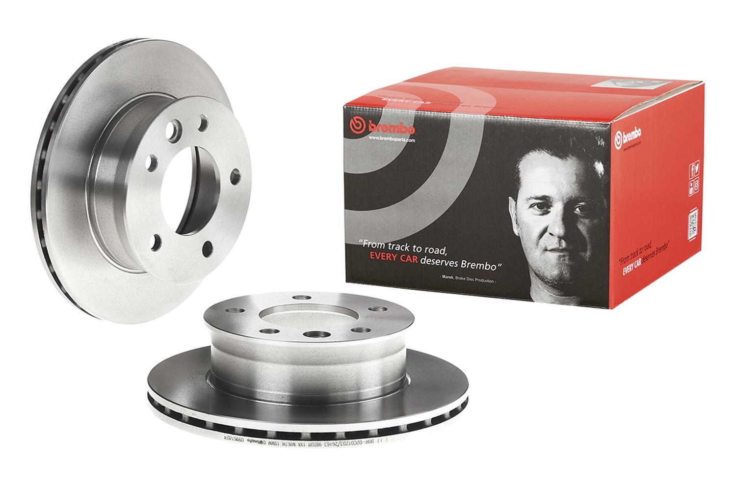 Brembo Premium UV Coated Brake Rotors 09.9618.24