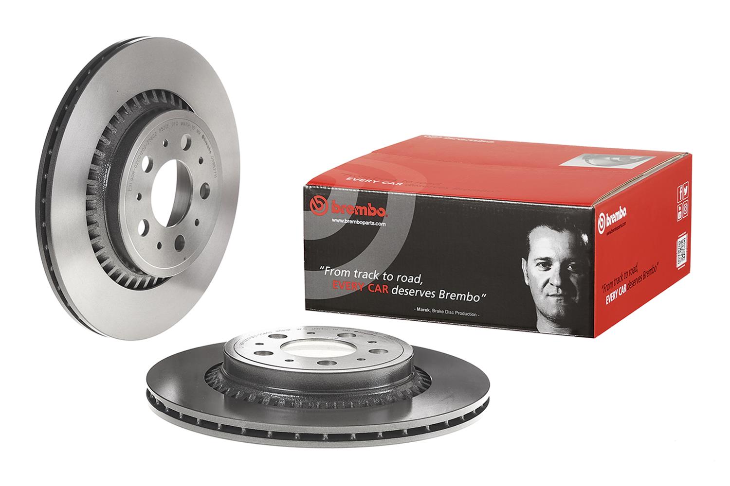 Brembo Premium UV Coated Brake Rotors 09.9827.11