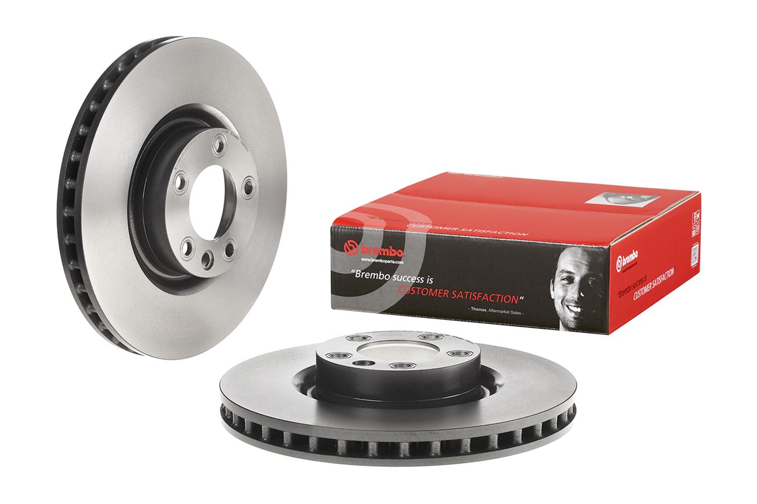 Brembo Premium UV Coated Brake Rotors 09.9870.11