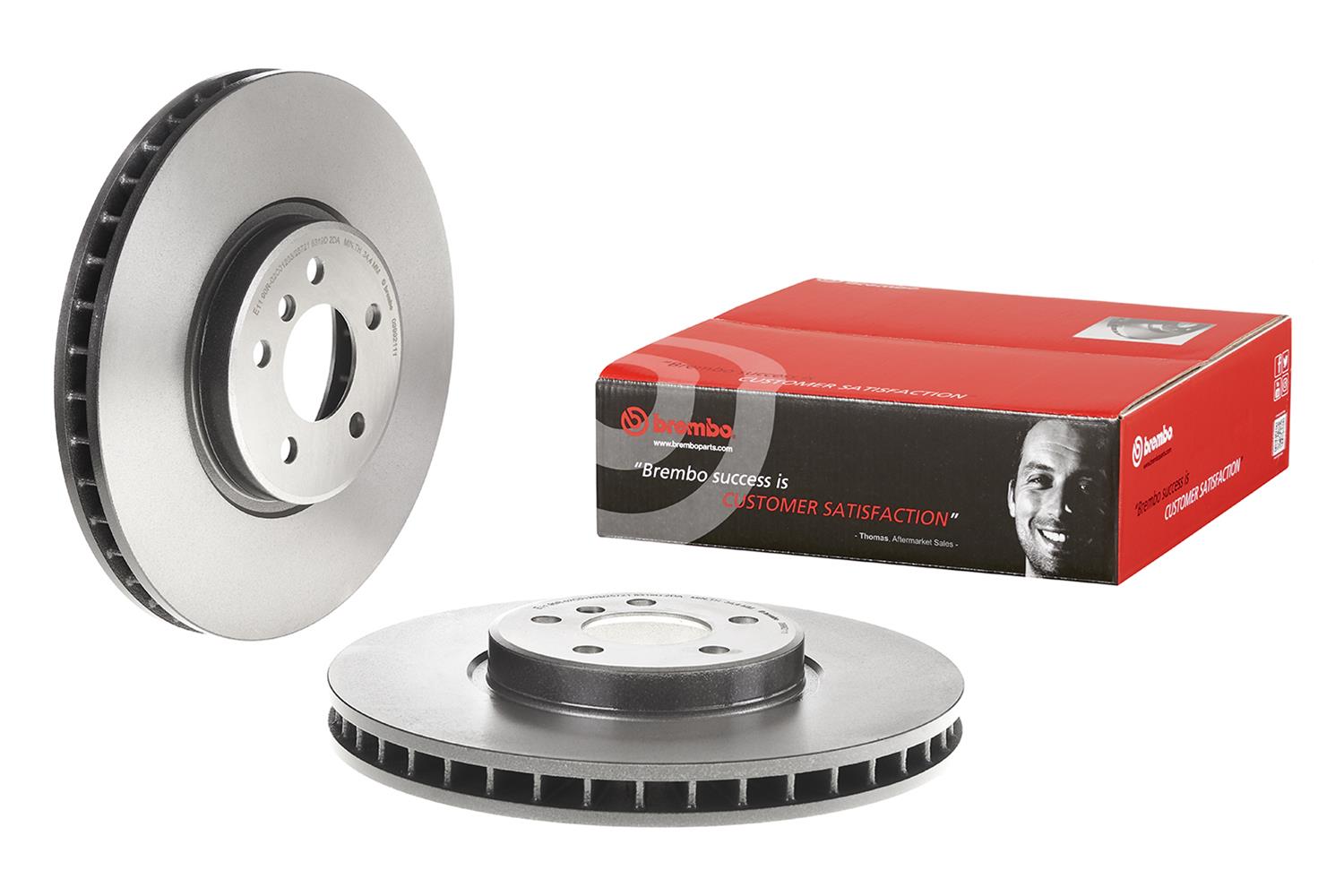Brembo Premium UV Coated Brake Rotors 09.9921.11