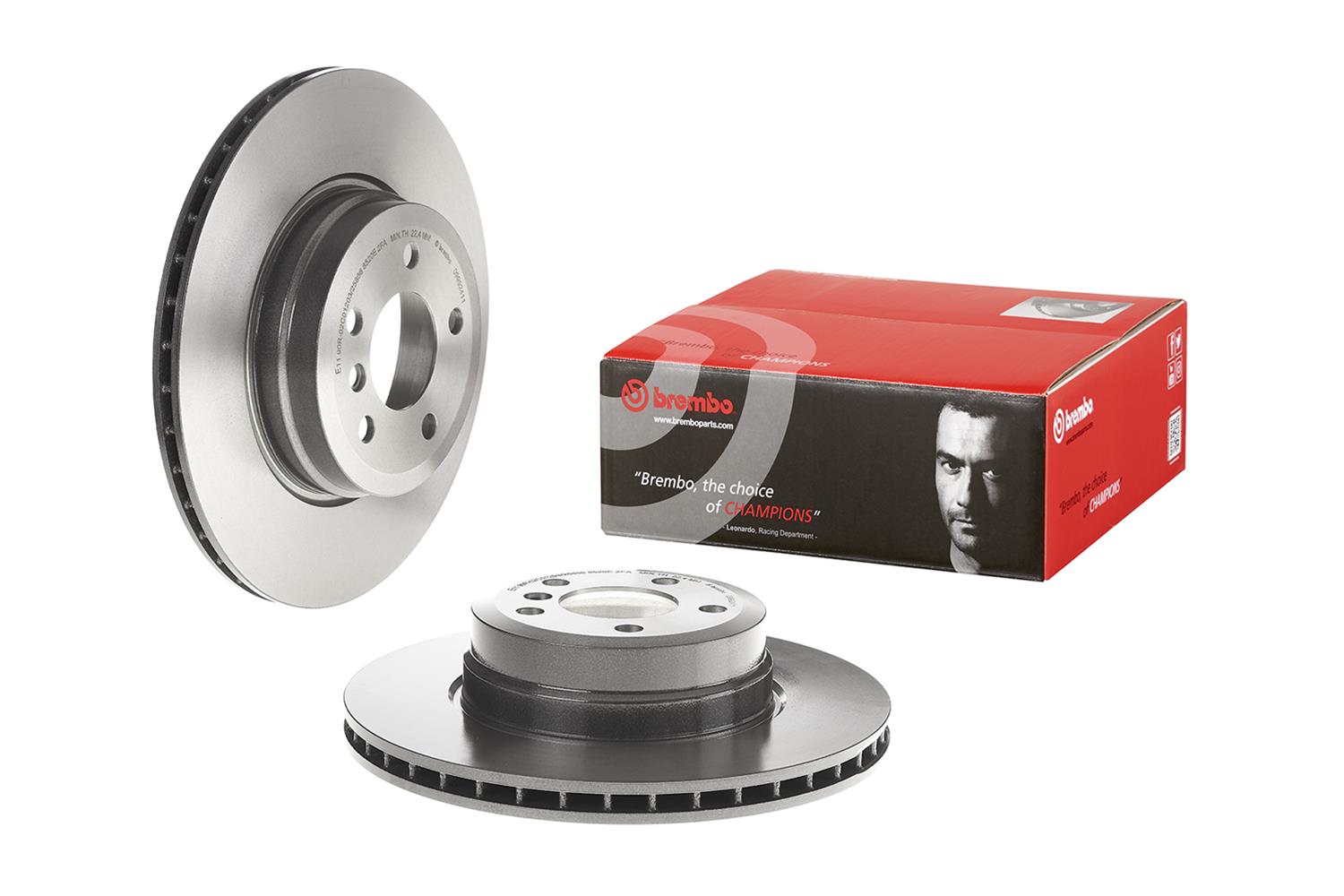 Brembo Premium UV Coated Brake Rotors 09.9924.11