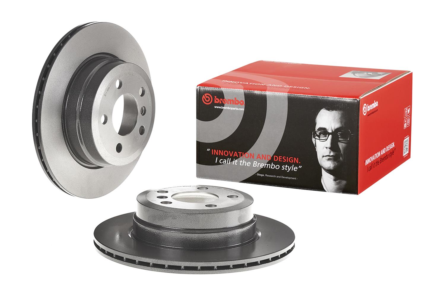 Brembo Premium UV Coated Brake Rotors 09.9925.11