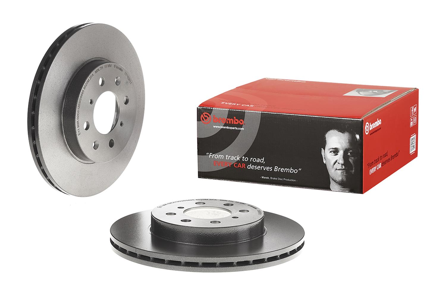 Brembo Premium UV Coated Brake Rotors 09.9936.11