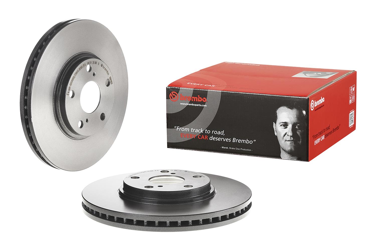 Brembo Premium UV Coated Brake Rotors 09.A110.11