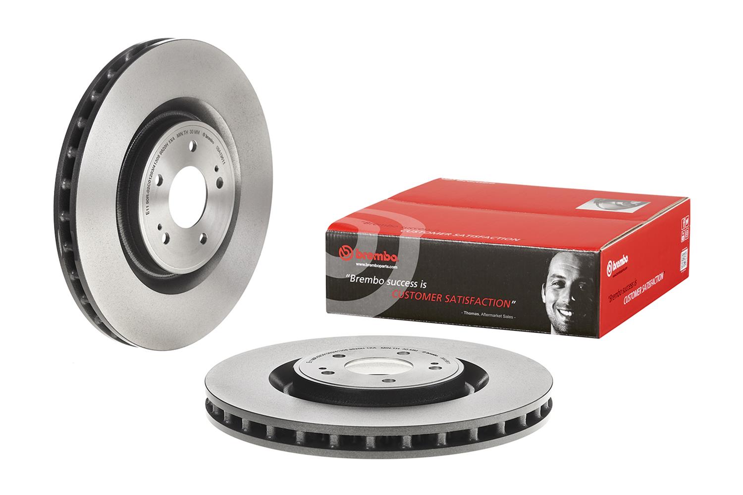 Brembo Premium UV Coated Brake Rotors 09.A196.11