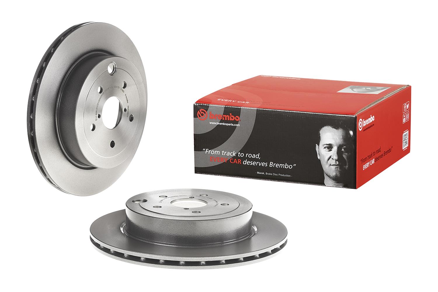 Brembo Premium UV Coated Brake Rotors 09.A198.11