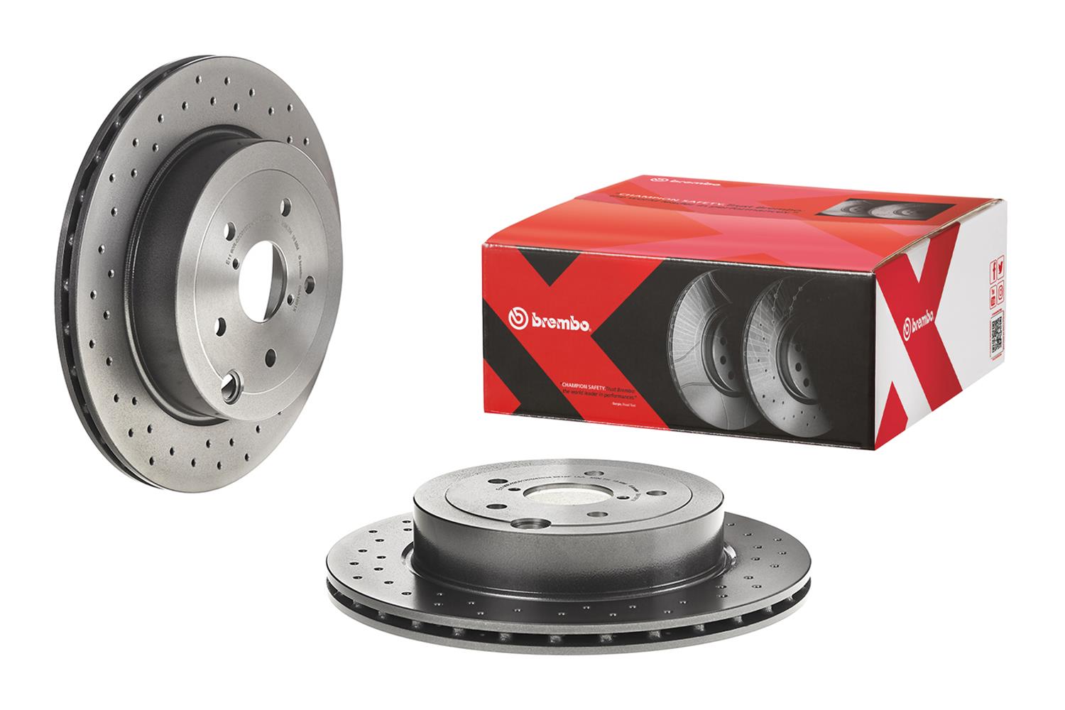 Brembo Premium UV Coated Brake Rotors 09.A198.1X