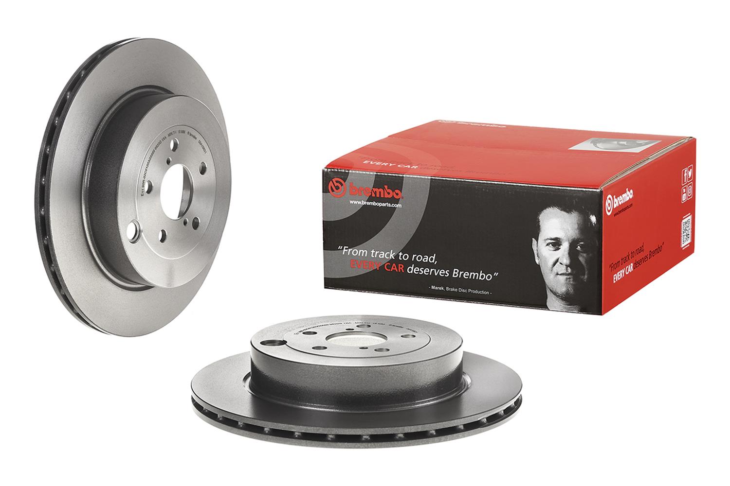 Brembo Premium UV Coated Brake Rotors 09.A198.21