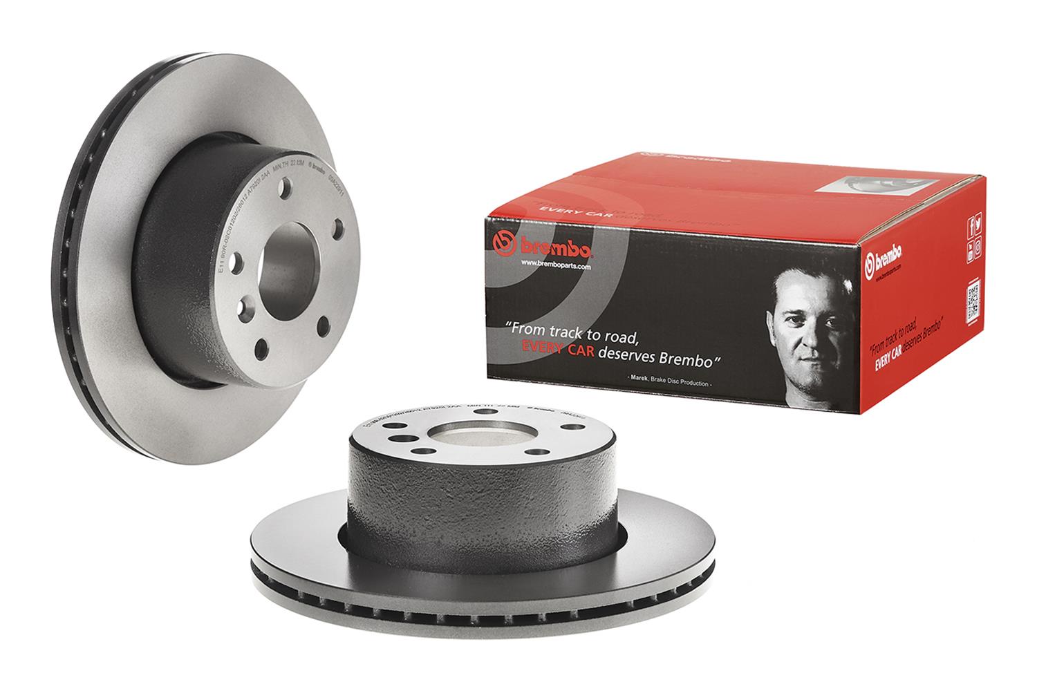 Brembo Premium UV Coated Brake Rotors 09.A229.11