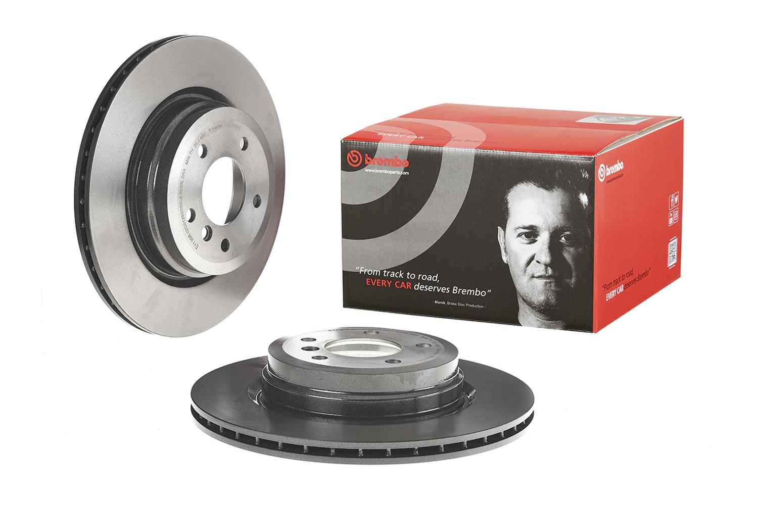 Brembo Premium UV Coated Brake Rotors 09.A270.11