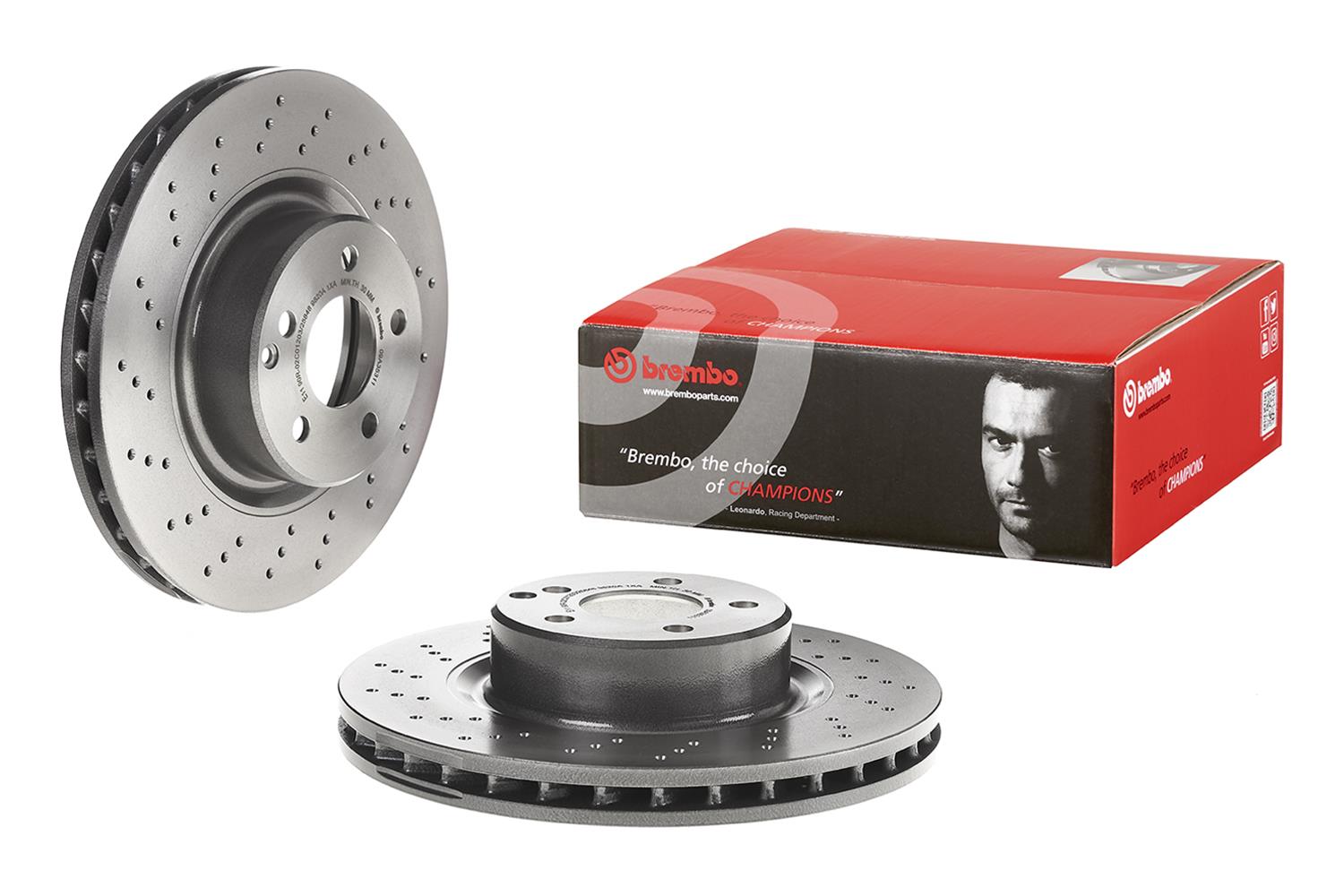 Brembo Premium UV Coated Brake Rotors 09.A353.11