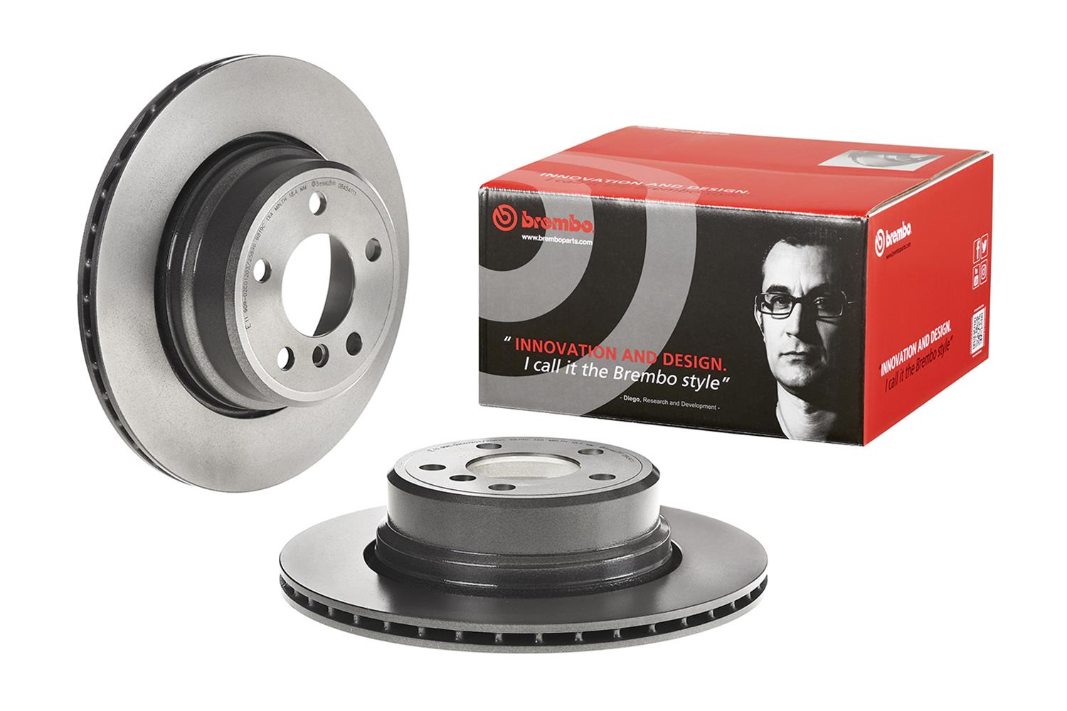 Brembo Premium UV Coated Brake Rotors 09.A541.11